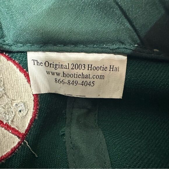 Vintage Hootie Johnson Golf Hat Adult Green Martha Burk 2003 Agusta Pendant - Picture 9 of 10